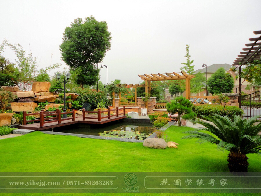 九龍山莊豐澤苑｜別墅花園景觀(guān)設(shè)計(jì)施工｜庭院假山水溪景觀(guān)｜錦鯉池過(guò)濾系統(tǒng)